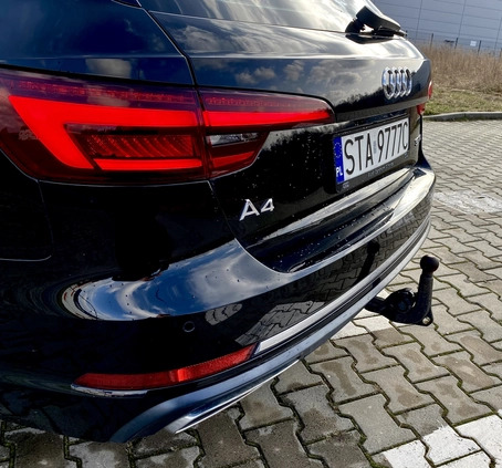 Audi A4 cena 86977 przebieg: 188895, rok produkcji 2019 z Myślenice małe 704